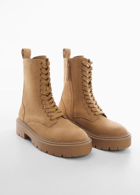 Imagen - Botas estilo militar de Mango. Foto: Mango.