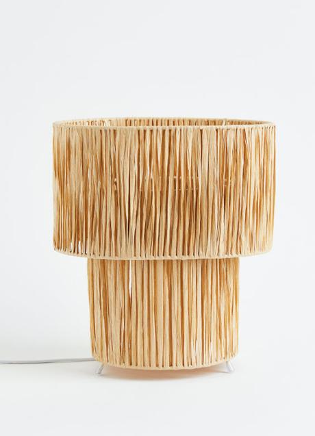 Imagen - Lámpara de mesa en paja de papel