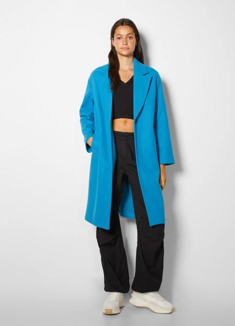 Imagen - Abrigo de paño color azul