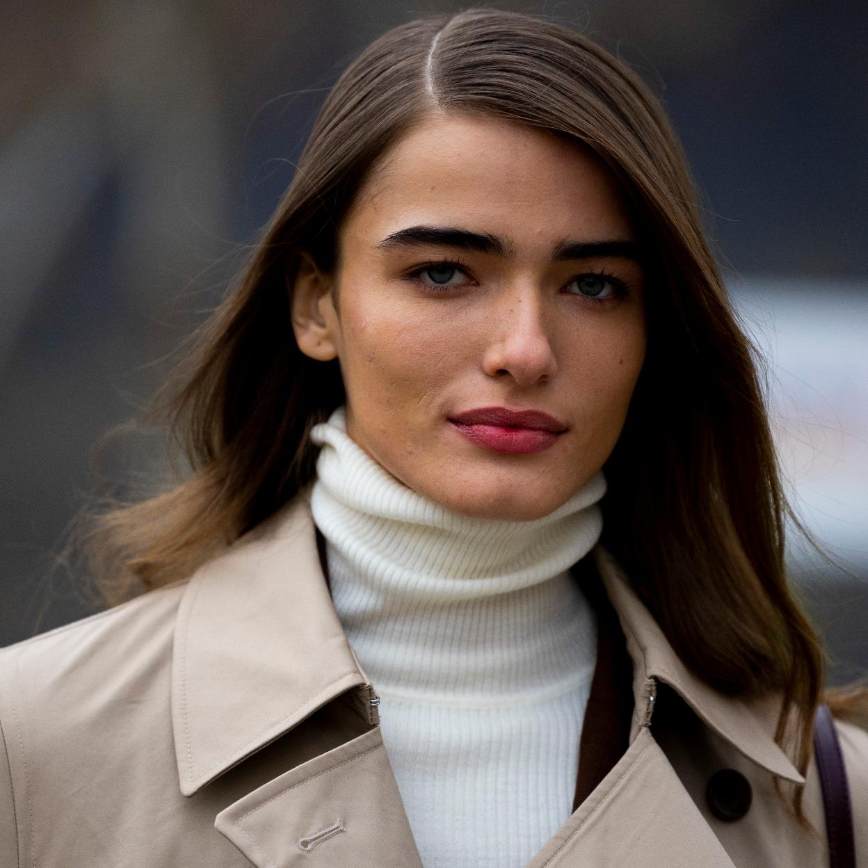 Una modelo en el street style.