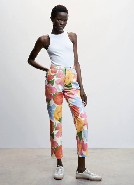 Imagen - Pantalón floral print multicolor