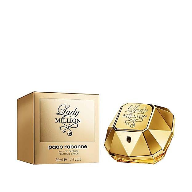 Perfume Lady Million de Paco Rabanne.