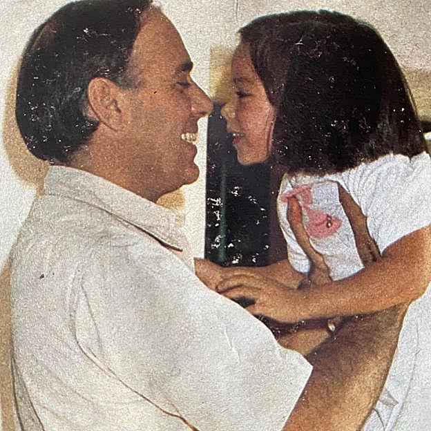 Tamara Falcó y su padre, Carlos Falcó, el marqués de Guiñón. 