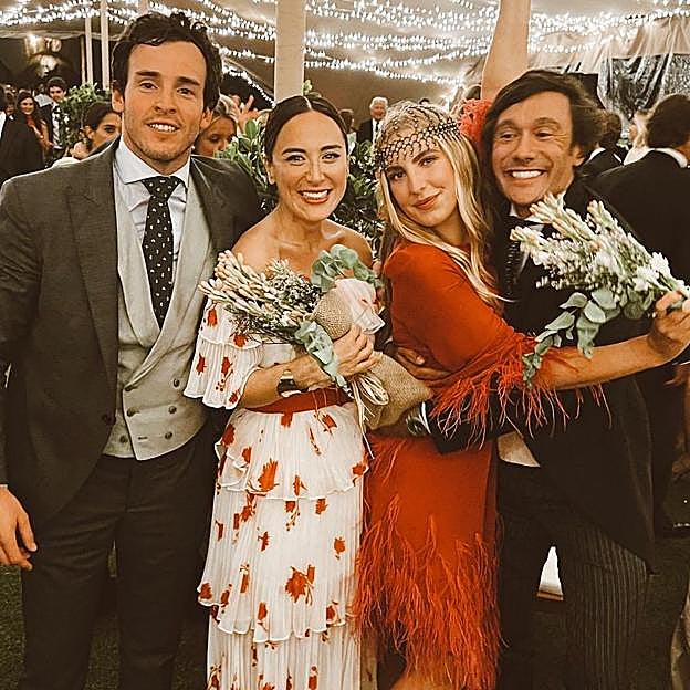 Íñigo Onieva, Tamara Falcó, Luisa Bergel y Christian Flórez. 