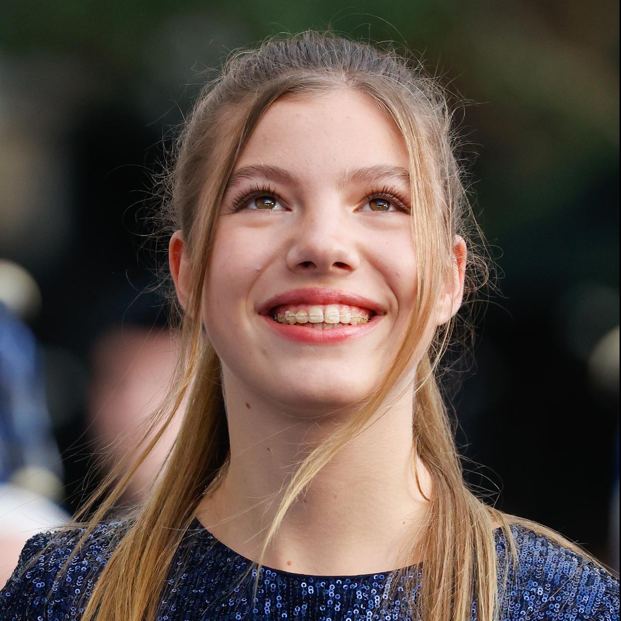 La infanta Sofía es una gran aficionada al fútbol y se ha llegado a especular con que había fichado por un equipo femenino de Madrid. 