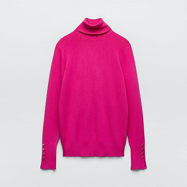El jersey rosa de Zara.