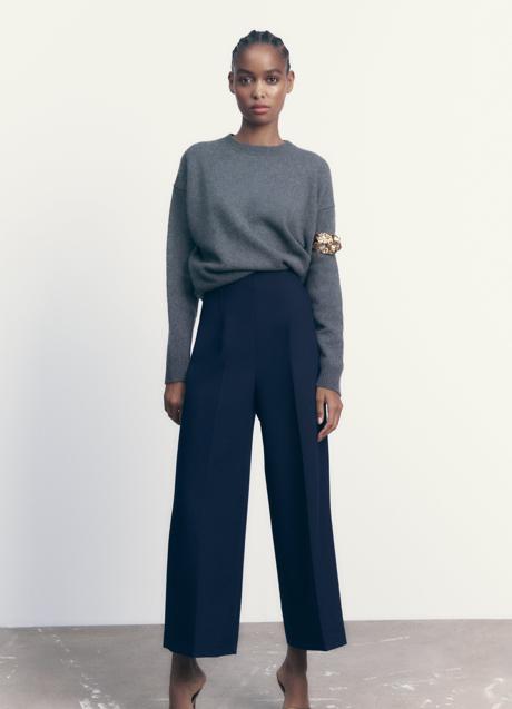 Imagen - Pantalón de tiro alto de Zara (29,99 euros)