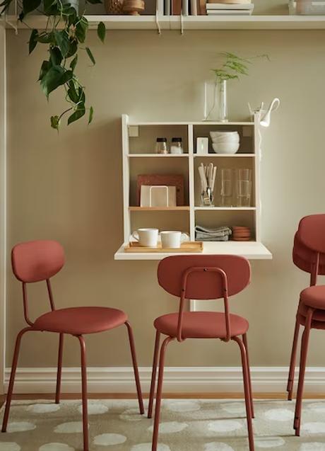 Imagen - Silla marrón rojizo Östanö