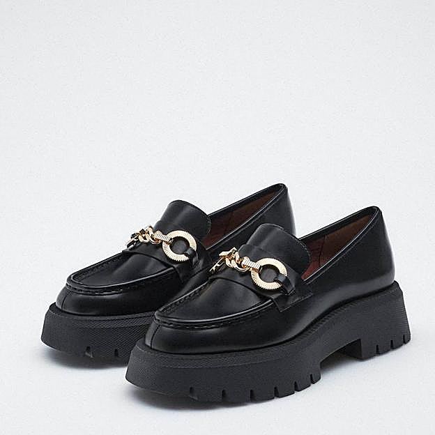 Mocasines con suela track