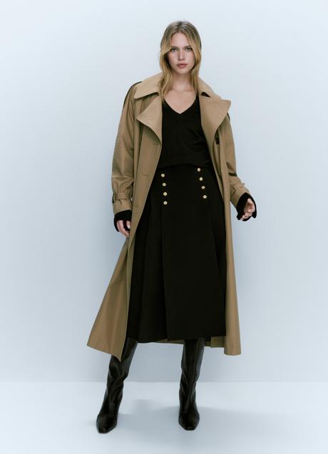 Imagen - Falda pantalón con botones de Massimo Dutti (89,99 euros)