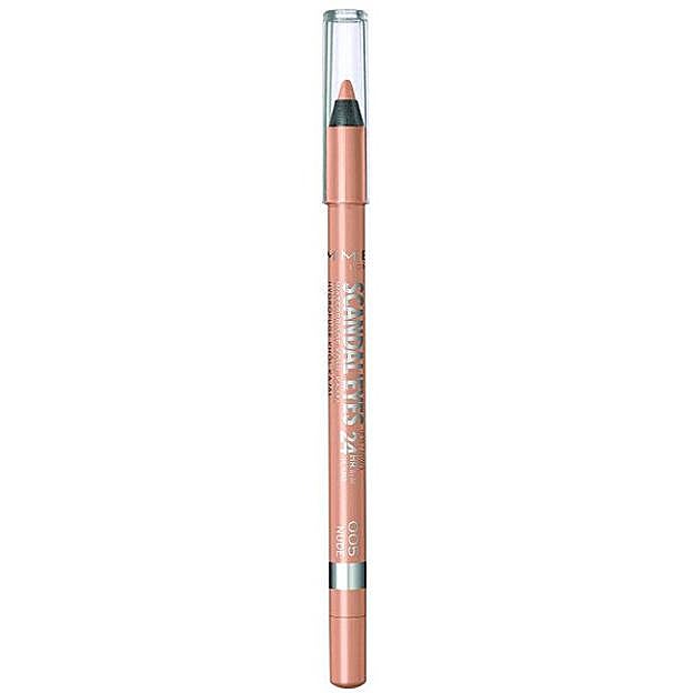 Lápiz de ojos en color nude de Rimmel London.