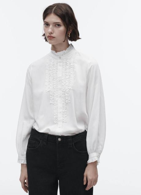 Imagen - Camisa blanca con pechera