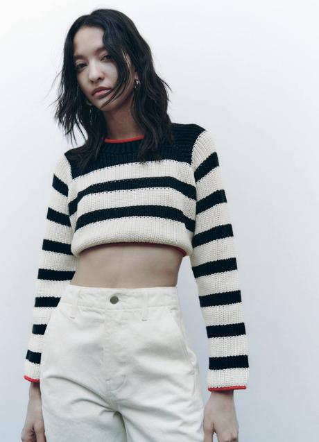 Imagen - Jersey de rayas con espalda abierta