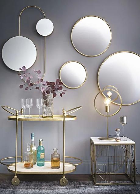 Imagen - Piezas de decoración en dorado de Maisons du Monde.