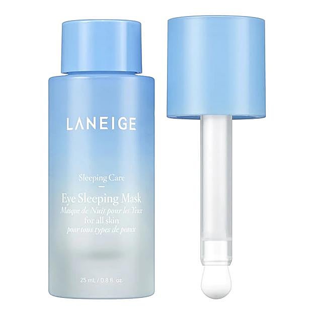 Mascarilla de noche para el contorno de ojos de Laneige.