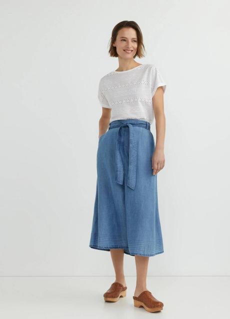 Imagen - Falda midi denim