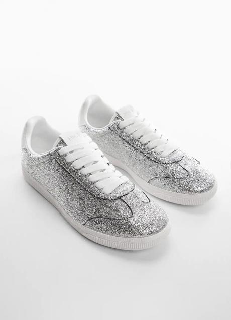 Imagen - Zapatillas glitter de Mango. Foto: Mango.