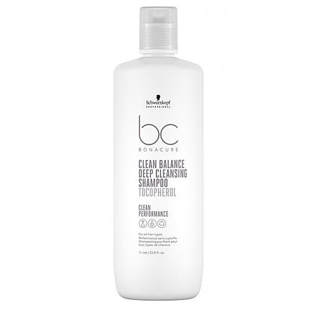 Schwarzkopf BC Bonacure Clean Balance Deep Cleansing Shampoo.