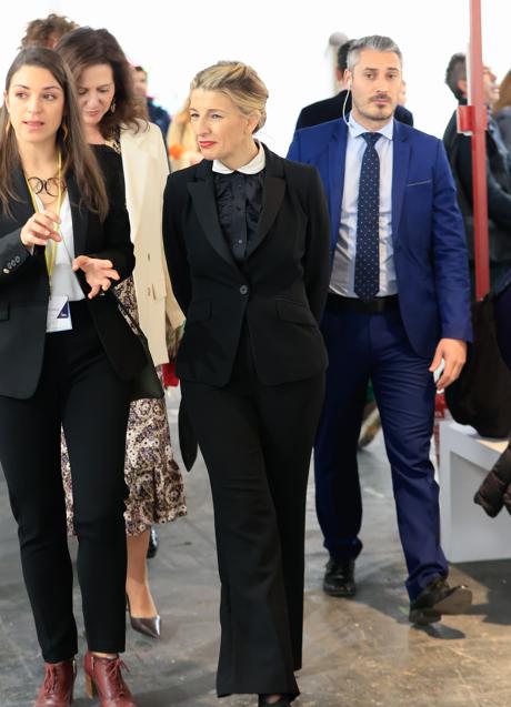 Imagen - Yolanda Díaz en ARCO. Foto: Gtres.