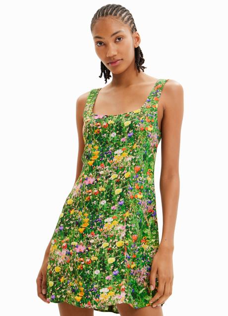 Imagen - Vestido con estampado de flores de Desigual (69,99 euros)