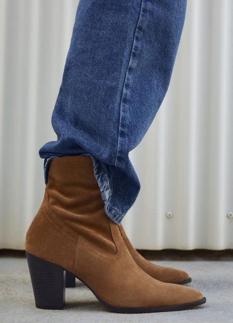 Imagen - Botines de serraje de Mango (49,99 euros)