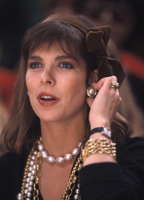 Imagen - Carolina de Mónaco con pendientes de perlas.
