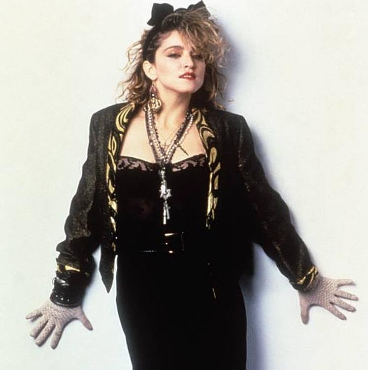 Madonna, en una imagen de sus inivios en el mundo de la música.