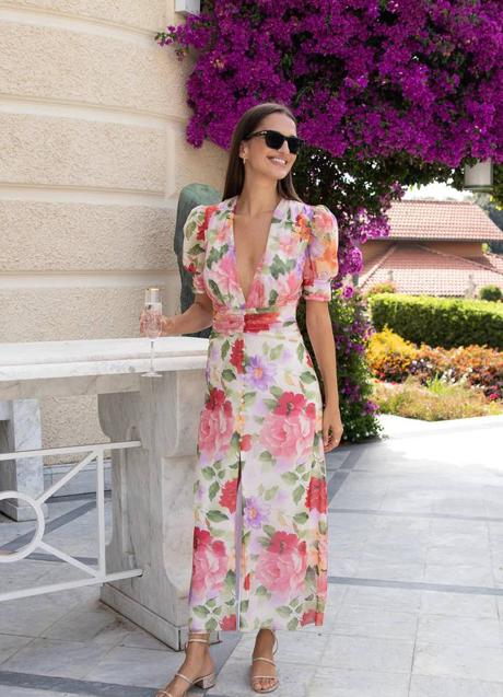 Imagen - Vestido midi con estampado floral