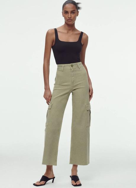 Imagen - Jeans cargo tono kahki