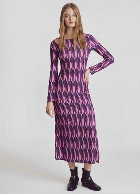 Imagen - Vestido con print geométrico