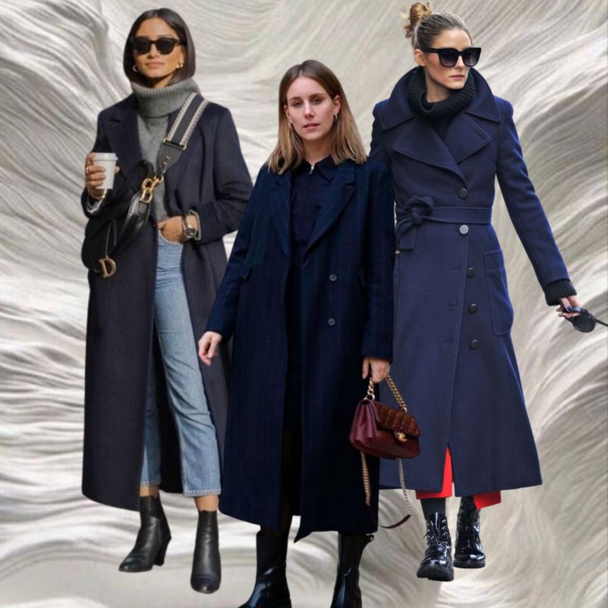 Esta es la gabardina azul que quieren todas y que triunfa en el street style.