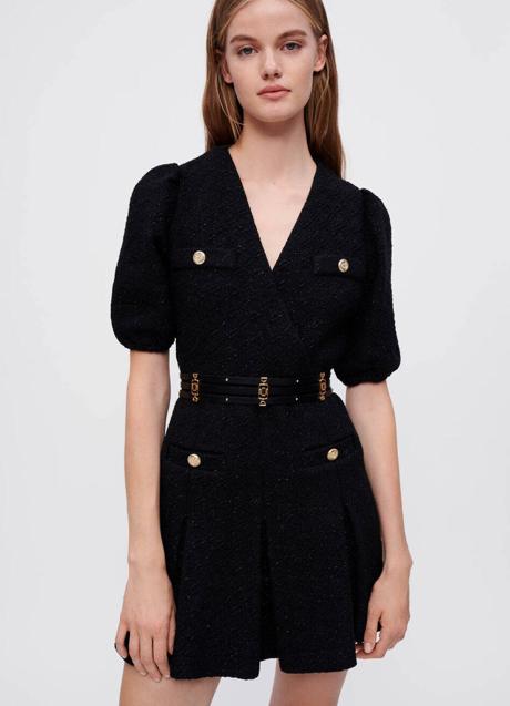 Imagen - Veztido corto de tweed cruzado