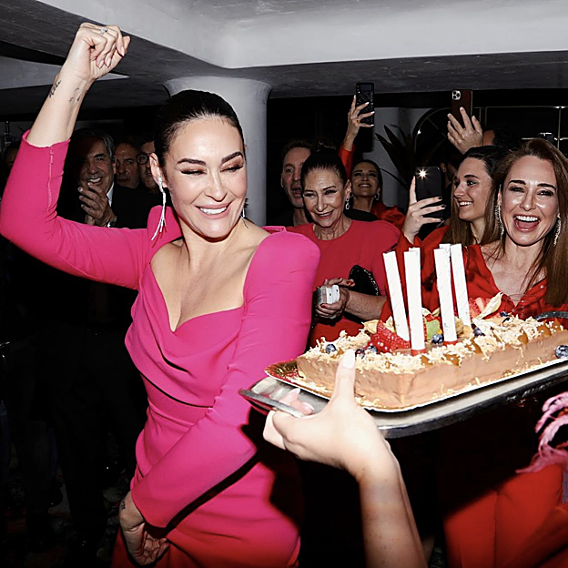 Vicky Martín Berrocal, en la celebración de su cumpleaños el año pasado 
