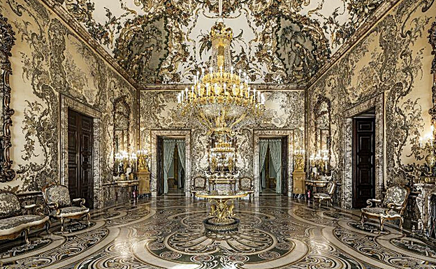 El impactante Salón Gasparini. 