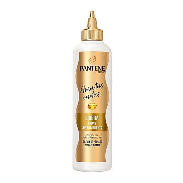 Crema de Peinado para Ondas de Pantene.
