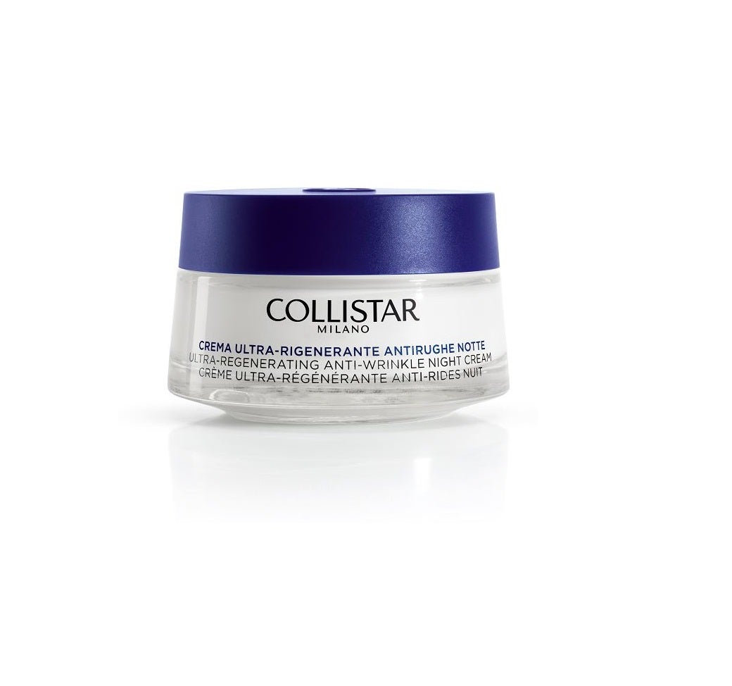 Crema de Noche Antiarrugas Ultra-Regenerante de Collistar.