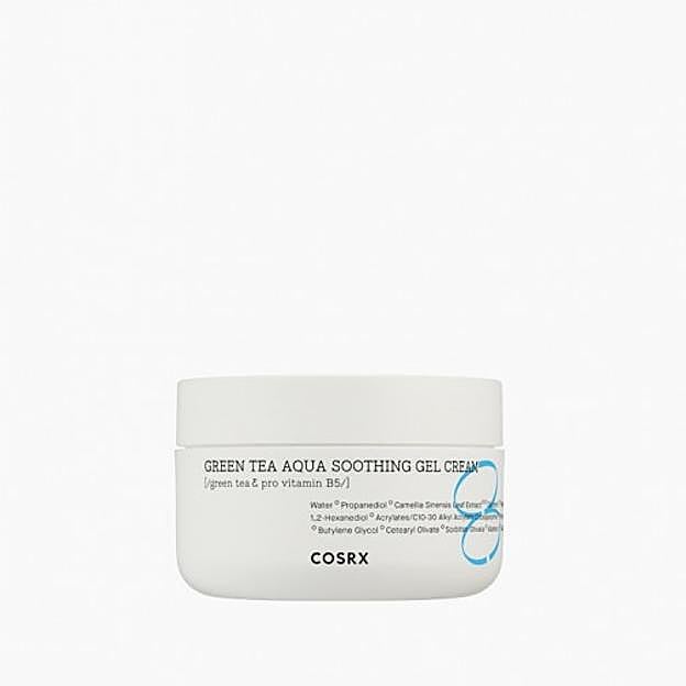 Cosrx Green Tea Aqua Soothing Gel Cream.
