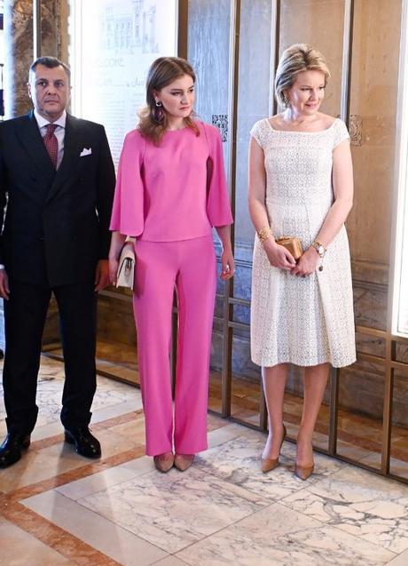 Imagen - El look rosa de Elisabeth de Bélgica. / @belgianroyalpalace