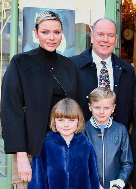 Imagen - Charlène en la celebración del cumpleaños de Alberto de Mónaco con sus hijos. INSTAGRAM