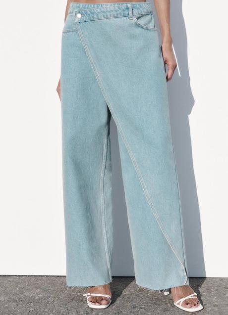 Imagen - Jeans wide leg cruzados