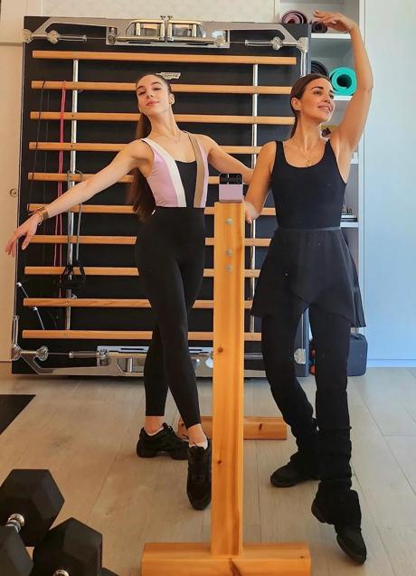 Imagen - Paula Echevarría en una sesión de Ballet Fit/@balletfitoficial