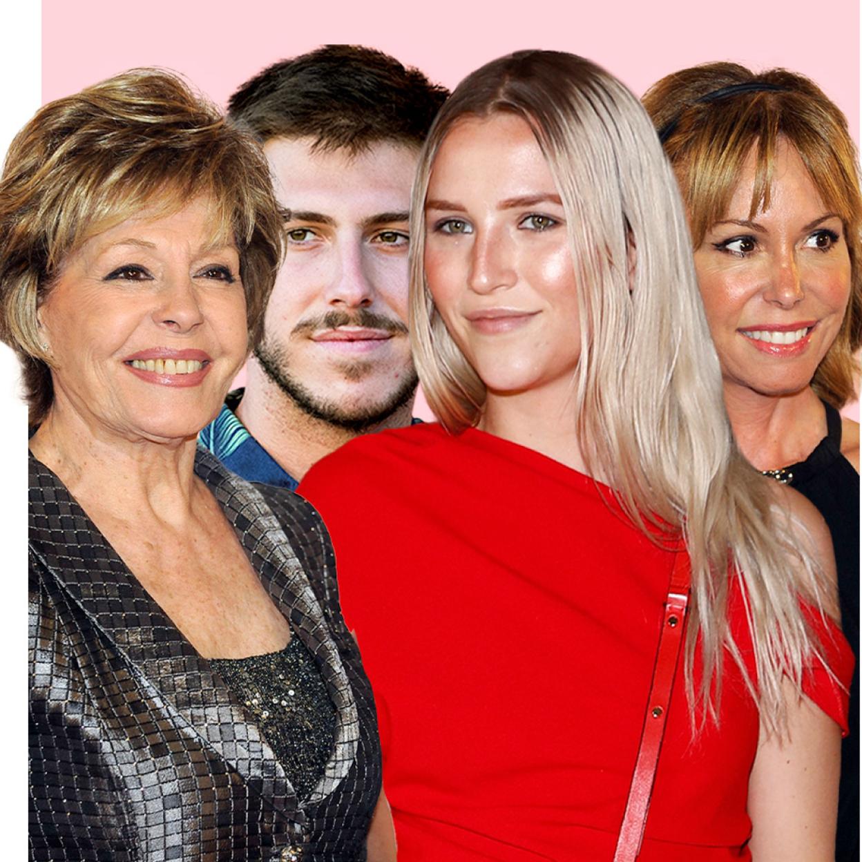 Laura Valenzuela y su familia. 