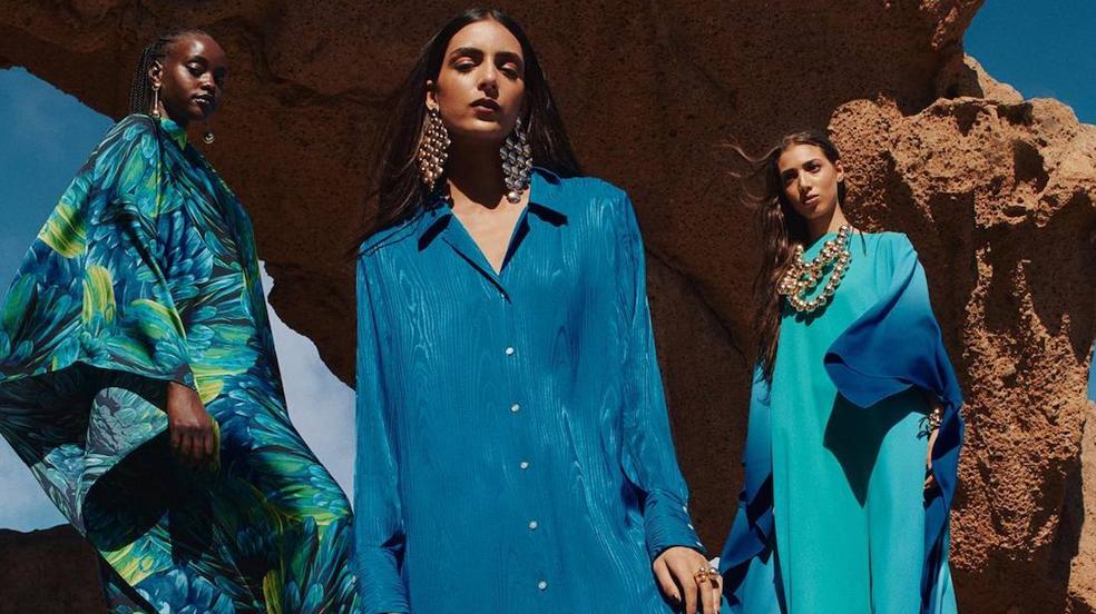 Modelos con la nueva colección de vestidos de H&M