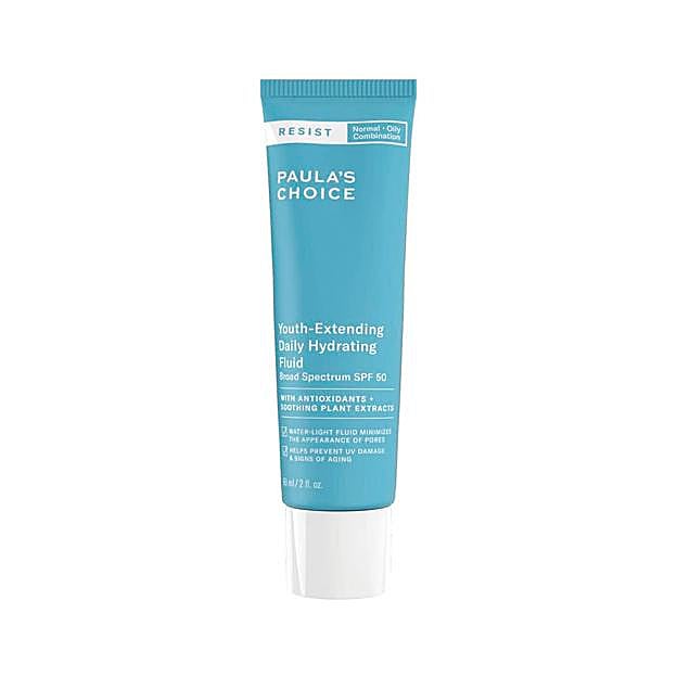 Protector solar Paula's Choice RESIST Youth-Extending Daily Hydrating Fluid SPF 50.