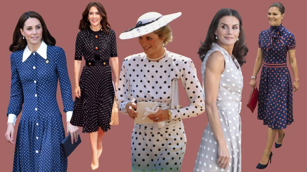 Los vestidos de lunares más bonitos de la primavera, el estampado tendencia favorito de las royals