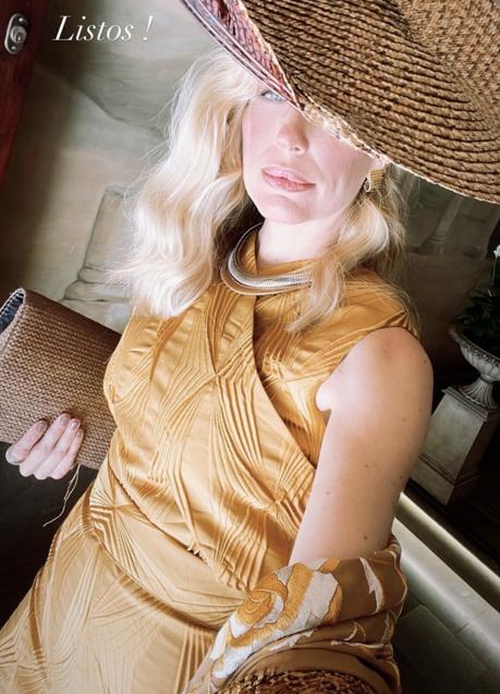 Imagen - El look de invitada de Carola Baleztena.