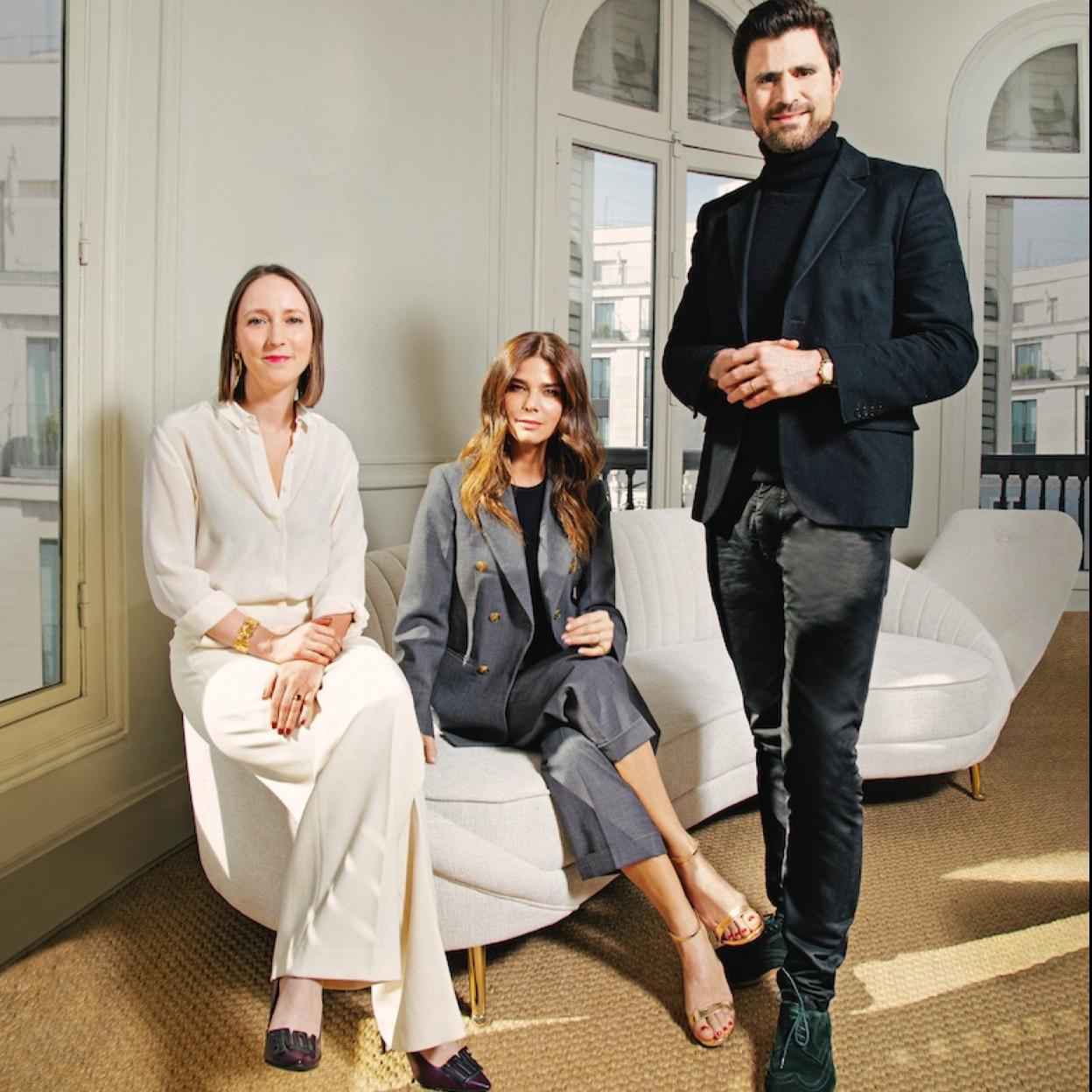 De izquierda a derecha, Melanie Turlay, Juana Acosta y Alexandre Bianco.