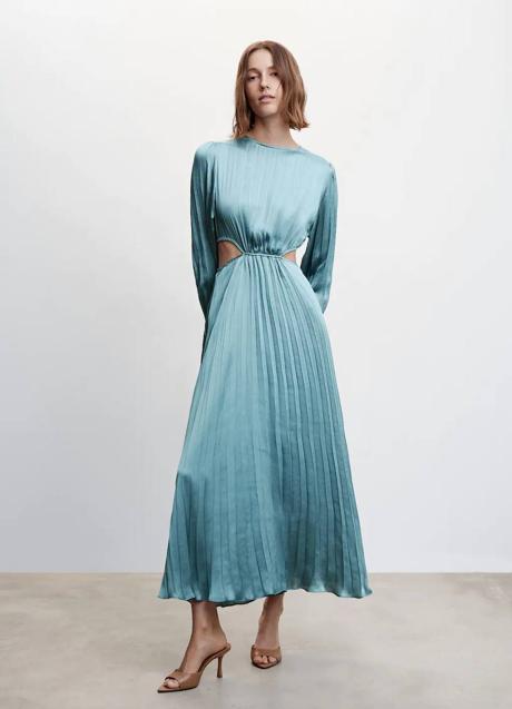Imagen - Vestido plisado con aberturas