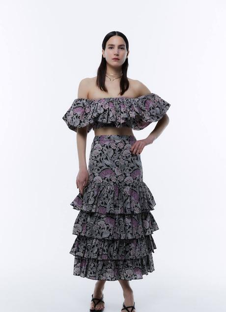 Imagen - Falda midi de volantes