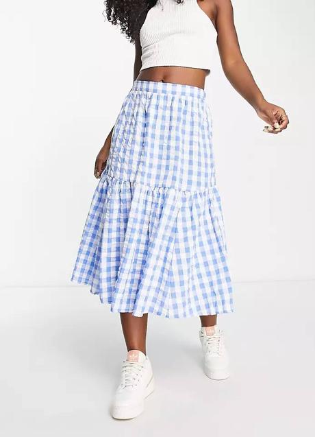 Imagen - Falda de vichy con volante